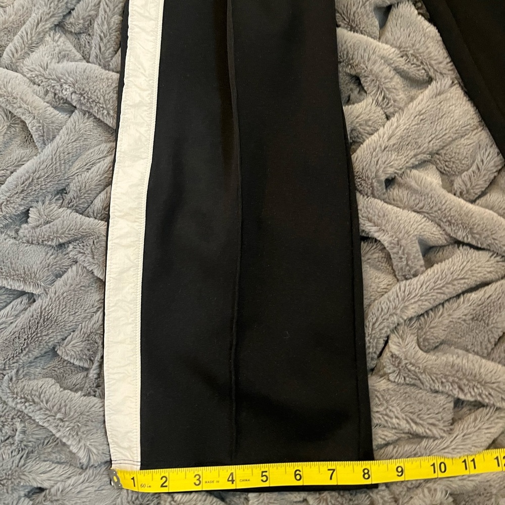 Gap Black Track Pants with White Stripes Size Small P - Picture 14 of 14